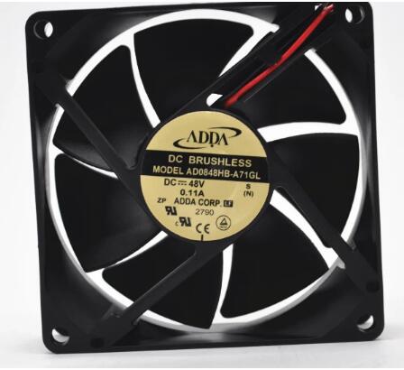 Original ADDA AD0848HB-A71GL Cooling Fan 48V 0.11A 5.28W 2wires AD0848HB-A71GL Fans